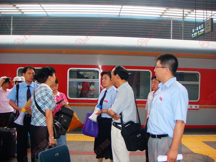 河南省工会家政团抵京